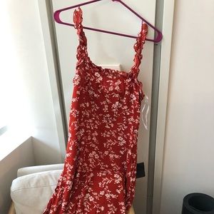 Lulus midi floral dress